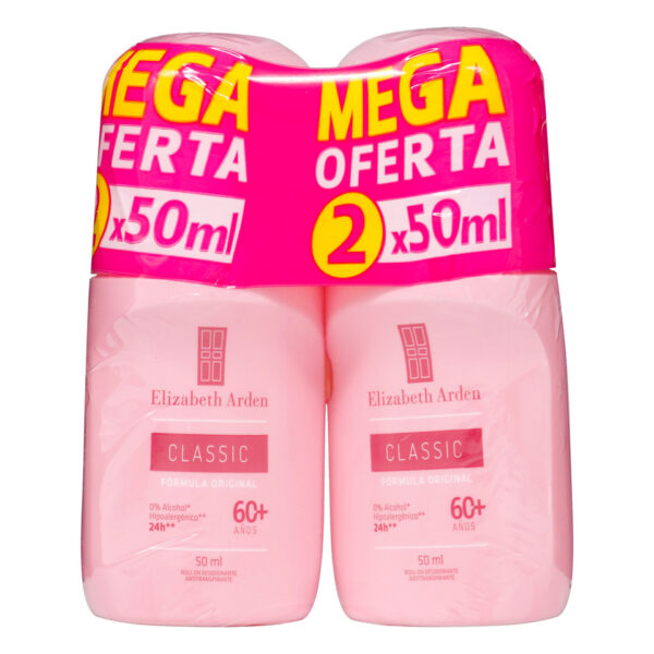 2 Desodorantes Classic Roll-on Elizabeth Arden