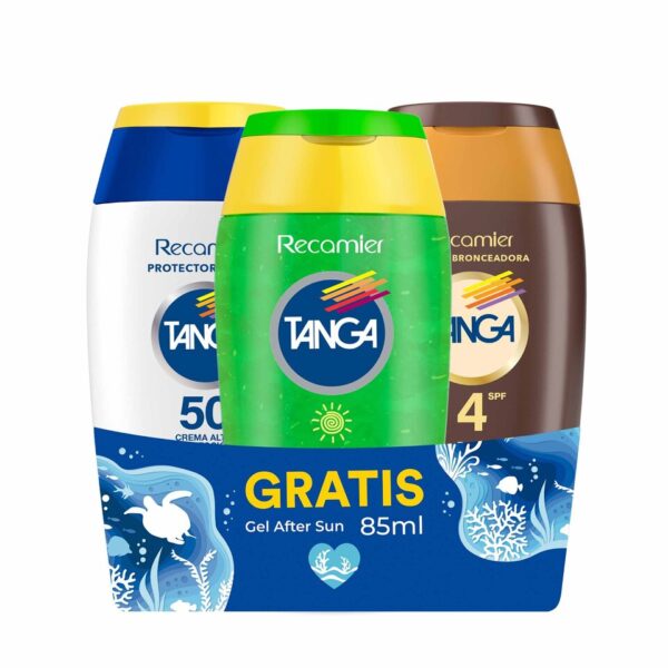 Protector Solar SPF50+ Bronceador SFP4 + Gel AFS TANGA