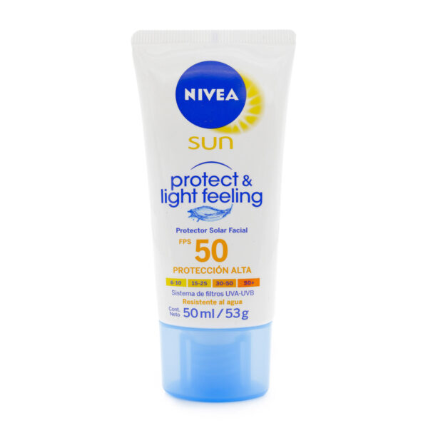 Protector Solar Nivea Sun Facial Light fps50 50ml