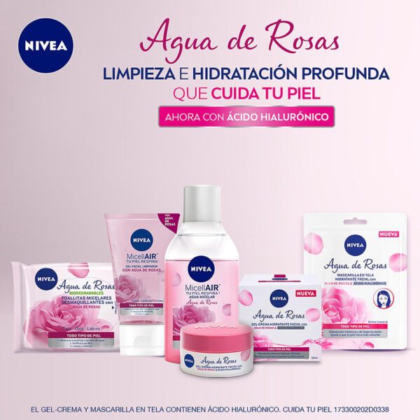 Agua Micelar Facial Rosas NIVEA
