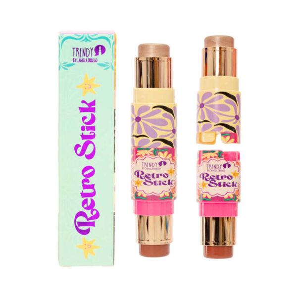 Rubor Iluminador Barra Retro Stick TRENDY