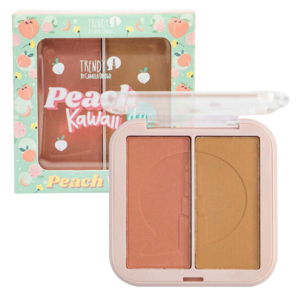 Rubor y Contorno Peach Kawaii Duo TRENDY