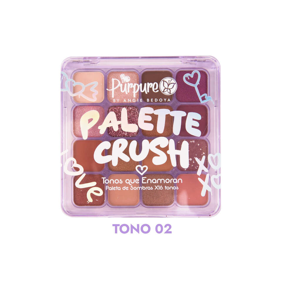 TONO_02_9 Paleta de Sombras Palette Crush PURPURE - Imagen 1