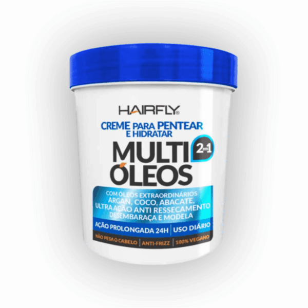 Crema para Peinar Multi Óleos 2 en 1 HAIR FLY