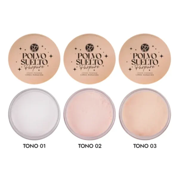 Polvo Suelto Profesional Caja Rosada PURPURE