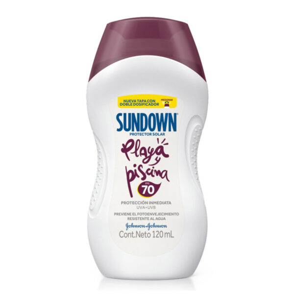 Protector Solar Sundown Fps70 Playa y Piscina120ml
