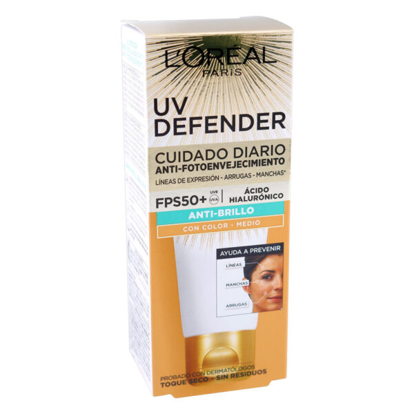 Protector Solar UV Defender Anti Brillo COLOR FPS50 LOREAL