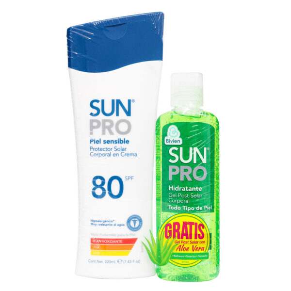 Protector Solar SPF80 + GEL SUN PRO