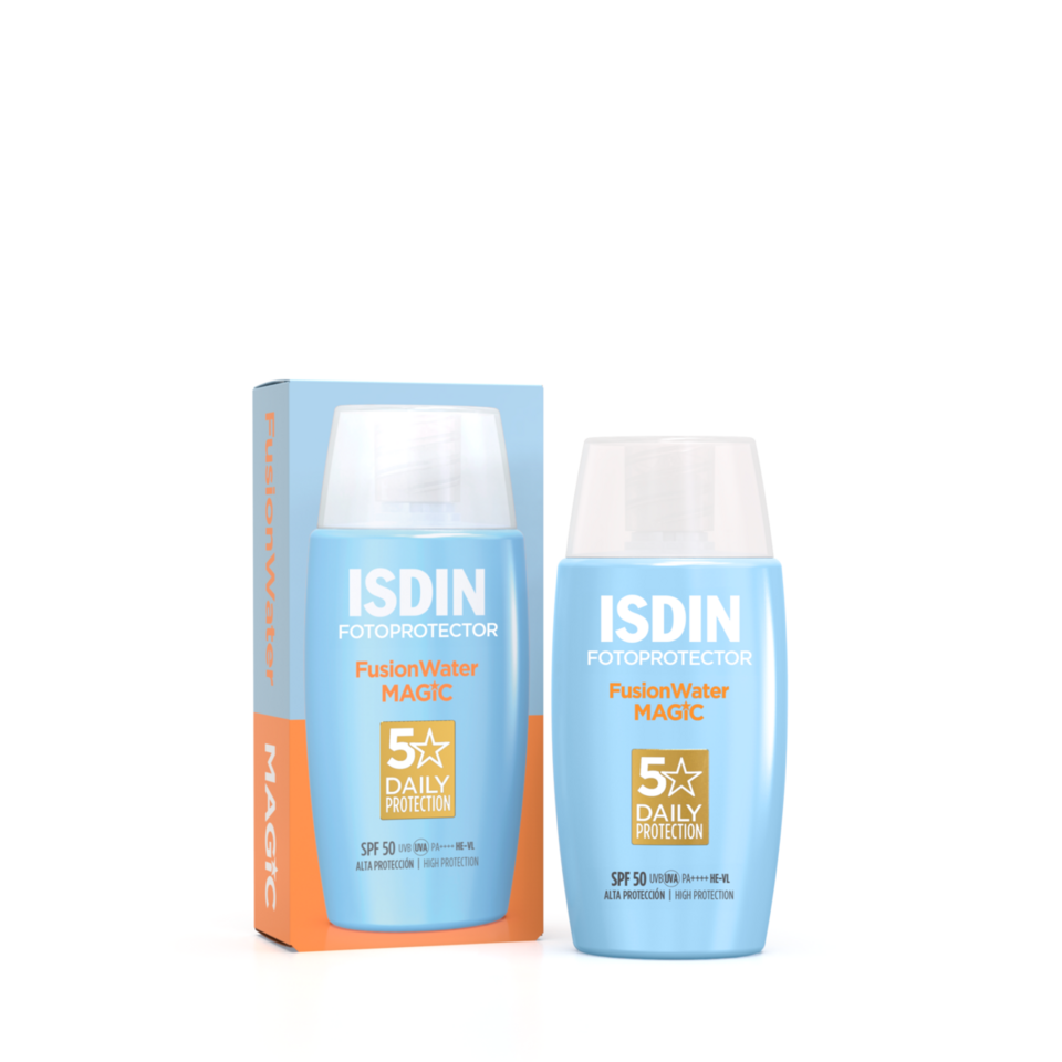 200045317 Protector Solar Fusion Water Magic ISDIN - Imagen 1