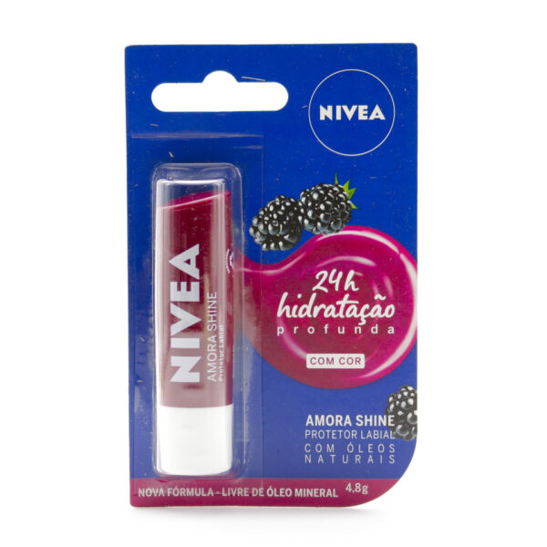 Protector Labial Shine Mora NIVEA