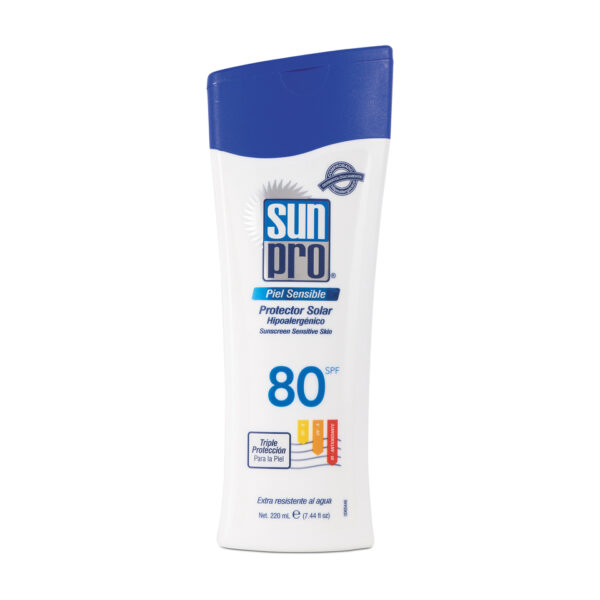 Protector Solar Piel Sensible SPF80 SUN PRO