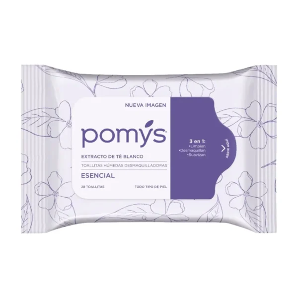 Toallas Desmaquillantes con Extracto de Té Blanco POMYS