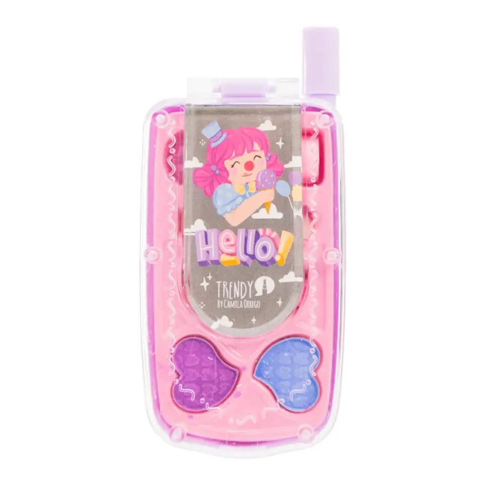 SOMBRAPARANINASCELULARTRENDY01 (1) kit de Sombra para Niñas Hello TRENDY - Imagen 1