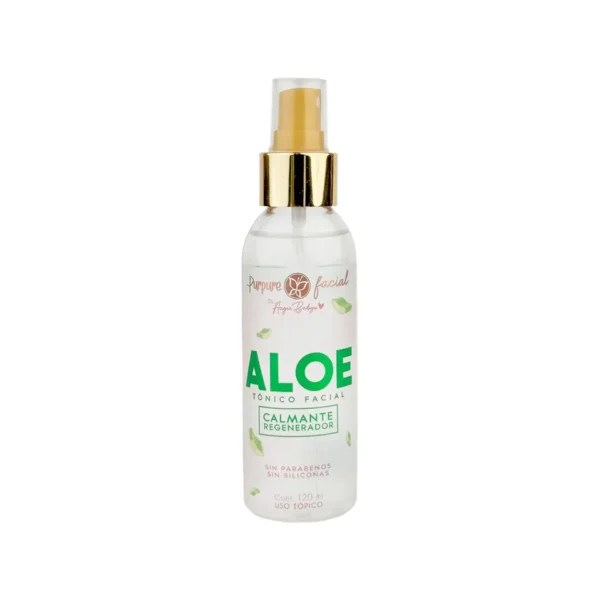 Tónico Facial Aloe Calmante y Regenerador PURPURE