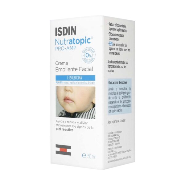 Crema Emoliente Facial Nutratopic ISDIN