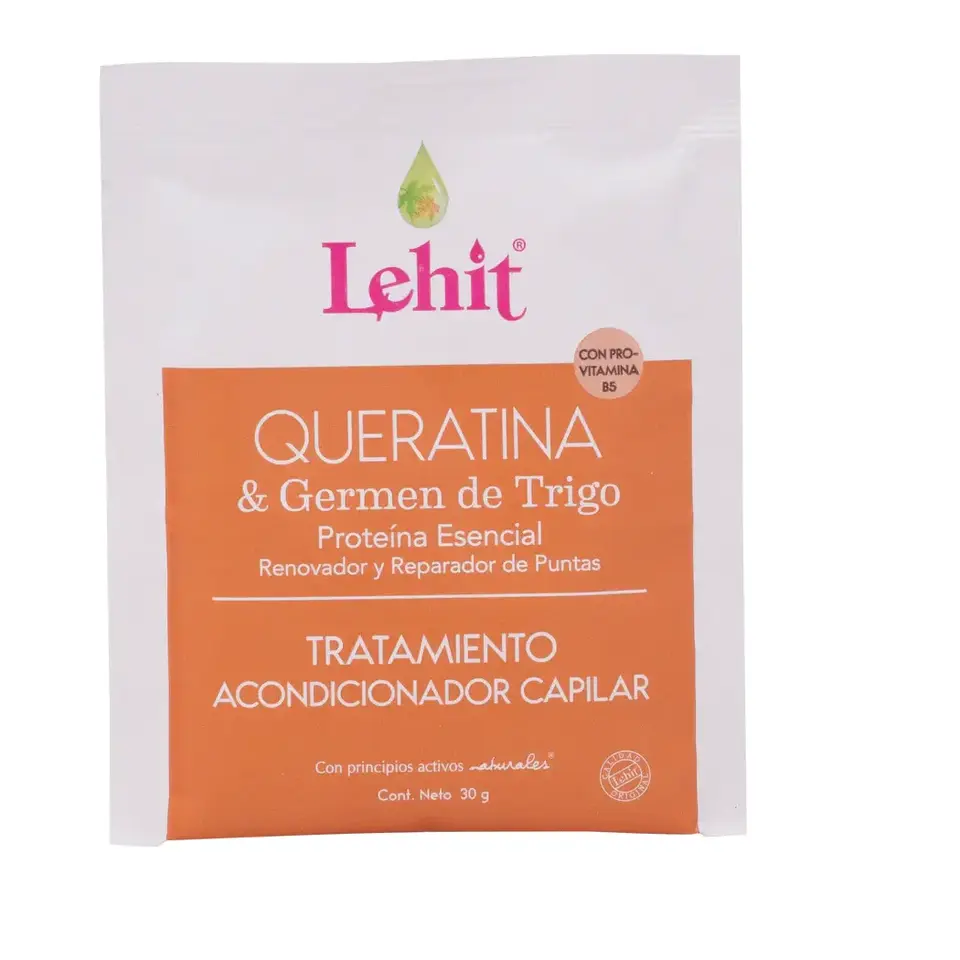 TRATAMIENTOQUERATINASACHET30G_53 (1) Sachet Tratamiento de Queratina LEHIT - Imagen 1