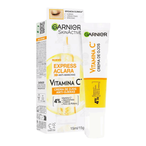 Crema de Ojos Express Aclara Vitamina C GARNIER