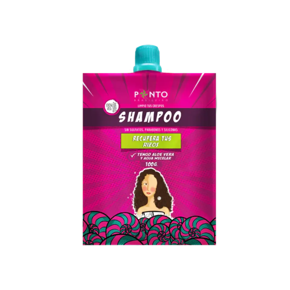 Shampoo_Limpio_Tus_Crespos_100GR (2) Sachet Shampoo Recupera tus Rizos PONTO - Imagen 1