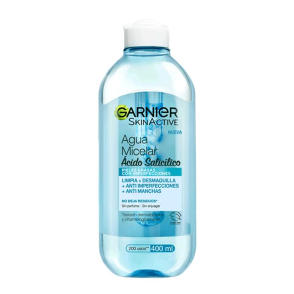 Agua Micelar con Acido Salicilico GARNIER