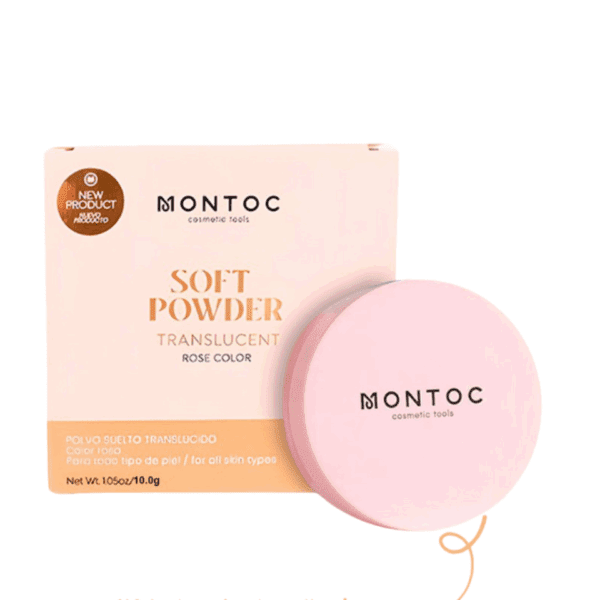 Mini Polvo Traslúcido Rosa 10g MONTOC