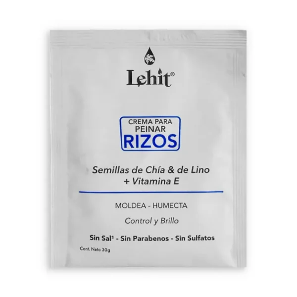 Sachet Crema para Peinar Rizos con Semillas de Chía LEHIT