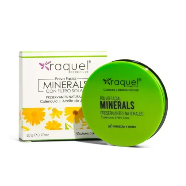 Polvo Facial Minerals con Filtro Solar RAQUEL