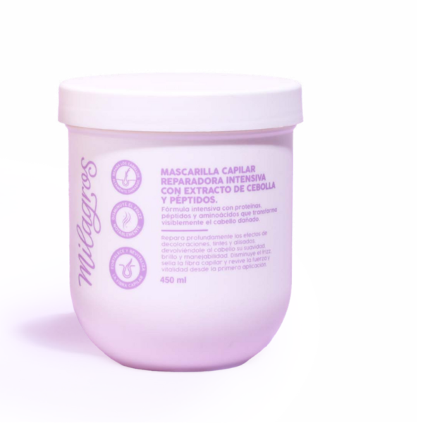 Mascarilla Capilar con Extracto de Cebolla MILAGROS