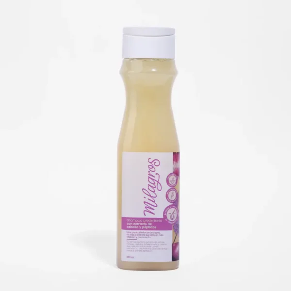 Shampoo Crecimiento con extracto de Cebolla MILAGROS