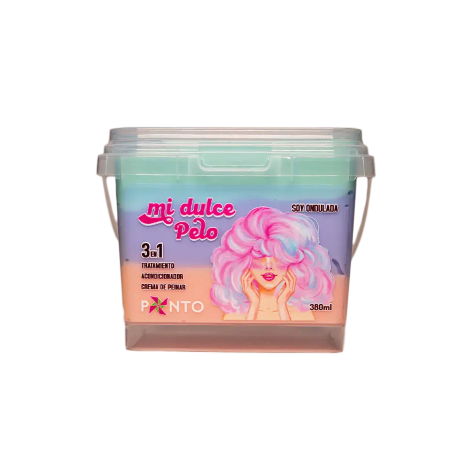 Mi_Dulce_Pelo_Soy_Ondulada_Algod Tratamiento 3 en 1 Mi Dulce Pelo Ondulada PONTO - Imagen 1