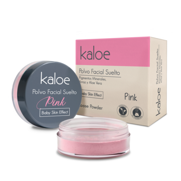 Polvo Facial Suelto Pink KALOE
