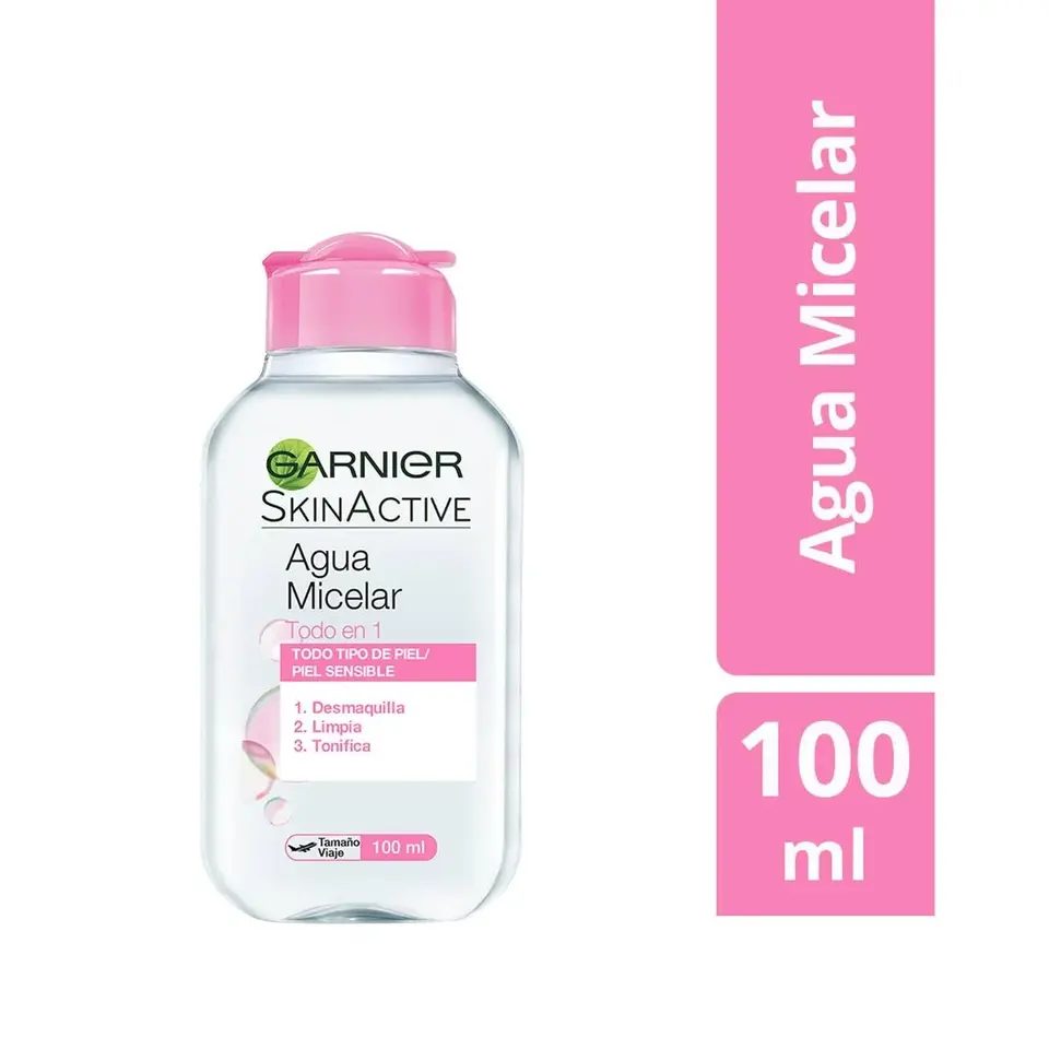 1 (1) Agua Micelar Todo en 1 100ml GARNIER - Imagen 1